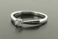 Platinum 16pts Diamond Solitaire Ring Brilliant Cut £595