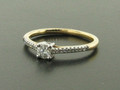 18ct Diamond 30pts solitaire Ring Brilliant Cut £595.00