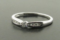 Platinum 18pts Diamond Solitaire Ring Brilliant Cut £580