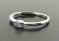Platinum 15pts Diamond Solitaire Ring Brilliant Cut £499
