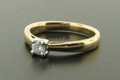 18ct Diamond 18pts solitaire Ring Brilliant Cut £499.00