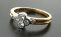 18ct Diamond 33pts Cluster Ring £499