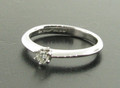 Platinum 14pts Diamond Solitaire Ring Brilliant Cut £475