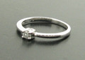 Platinum 10pts Diamond Solitaire Ring Brilliant Cut £475