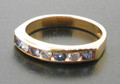 18ct Sapphire and Diamond Eternity Ring £450.00