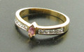 18ct Pink Sapphire & Diamond Cluster Ring £425