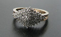 9ct Diamond 50pts Cluster Ring £399