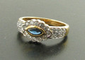 18ct Sapphire & Diamond Cluster Ring £399