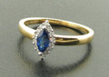 18ct Sapphire & Diamond Cluster Ring £290