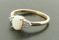 18ct Opal & Diamond ring £450