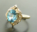 14ct Blue Topaz ring £225