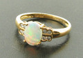 14ct Opal & Diamond ring £344