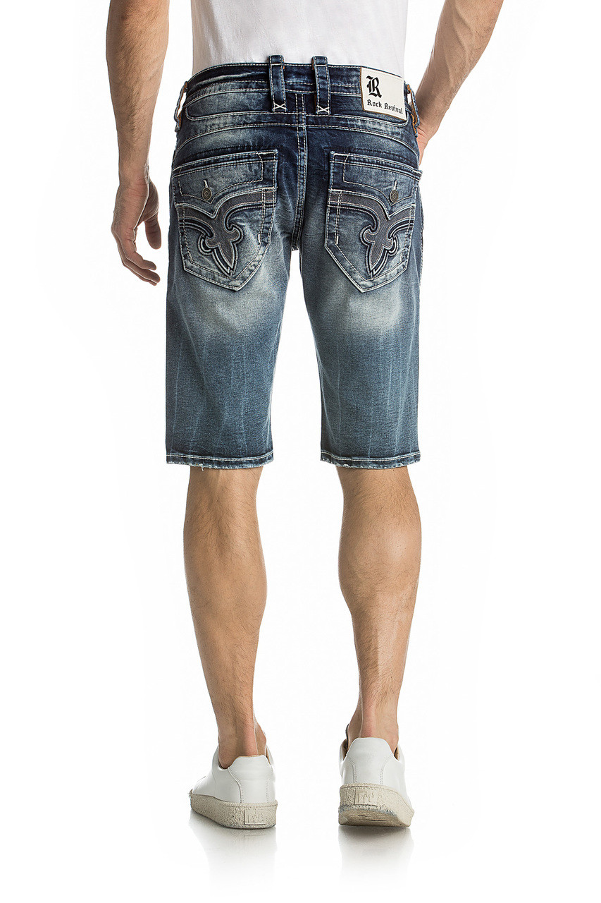 rock revival denim shorts