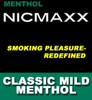 NICMAXX MILD Menthol products for E Cig