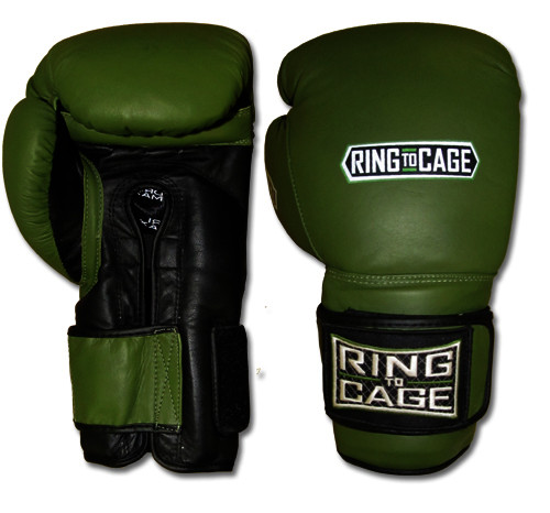 Ring cage store boxing gloves