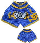 Muay Thai Shorts - Blue/Gold