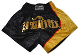 Muay Thai Shorts - Black/Gold.