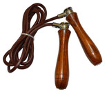 Deluxe Leather Jump Rope - Weighted
