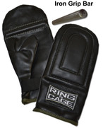 Iron-Grip Bar Speed Bag Cardio Boxing Mitt - One size