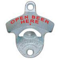Starr Bottle Opener:  "Open Beer Here"