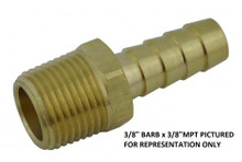 Hose Stem, 3/8 b X 3/8 mpt - Niagara Tradition Homebrew Supply