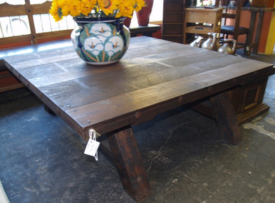 Vigas Square 48 Coffee Table Pueblo Viejo Imports