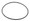 O-RING FOR VACUUM WHEEL, Measures 4.5" in diameter and 2.5mm thick