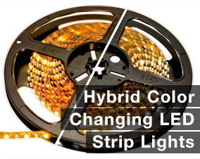 Hybrid LED strip lighting
