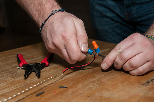 how to install under counter led lighting step 2