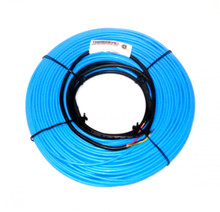 These thick heating cables are C-CSA-U certified for general purpose and wet applications indoors.  Your investment is protected by our 10 year warranty which will cover repair costs or replacement up to the original cost of the cable.  CFH-T cables can be embedded in concrete slabs or over existing subfloors within as little as 3/8" of mortar or self-leveling cement.  Using 2.5 lb diamond lath metal mesh over cables is an ideal way of reinforcing a floor without raising the floor height.  See installation section for more details.