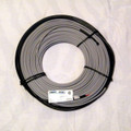 7mm or 1/4 inch diameter twin conductor heating cable.  12 W/F max 50 W/SF.  Covers 120-171 SF in concrete or under asphalt