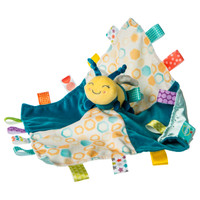 13x13" Taggies Fuzzy Buzzy Bee Character Blanket (3 pieces/case)
