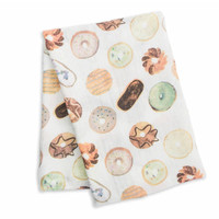 47x47" Lulujo Bamboo Swaddle -  Donuts (3 pieces/case)