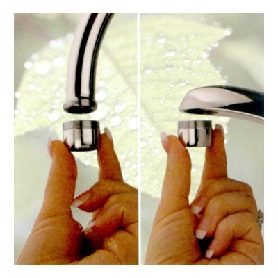 Cleaning out faucet aerators is a great way to deal with hard water