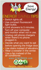Energy Conservation Magnet Top 10 Saving Tips