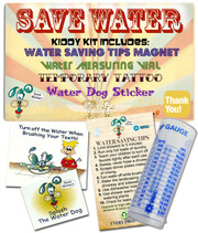 A water saving kit, great for kids and students!
