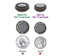 Slim spray sizes faucet aerator regular junior