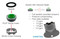 shorty crown Insert only shorty size specs info  Inserts sticks out slightly creating a drip edge standard key install regular size tool