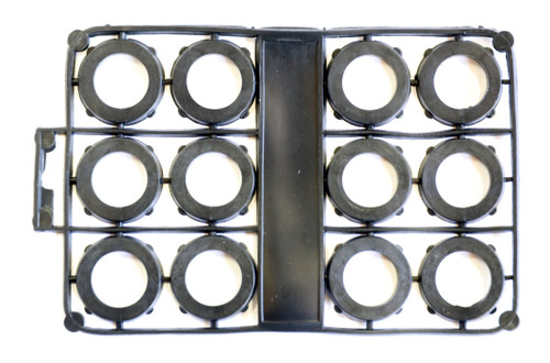 Set of 12 hose washers for repairing leaky hoses.