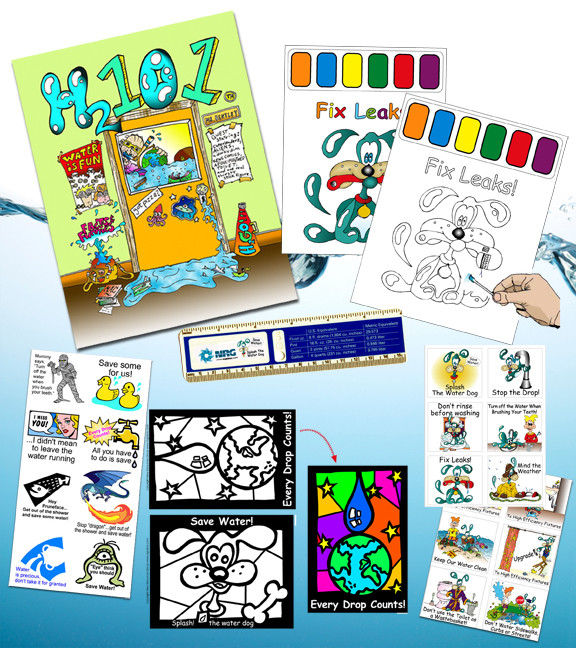 water conservation drawings for children