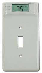 Digital Wall plate Temperature Thermometer (White) | Monitor Room Temperature