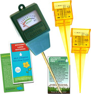 Indoor/Outdoor Moisture Sensor Kit Rain Gauge Lawn Watering Kit with Lawn Watering Guide
