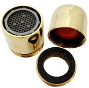 2.2 gpm Brass  Female / Aerated Stream Neoperl Faucet Aerator with Male Thread Adapter | Full Flow