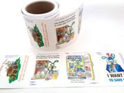 Kitchen saving Roll of Vinyl Cling  4 designs water & energy savers 100 - Fun Educational  product for all ages!