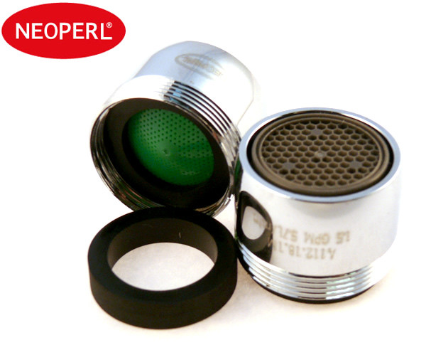 Neoperl 11 6650 5 California Standard Flow Perlator HC Insert with Washer Honeycomb Small 1.8 GPM Brown Dome Aerated 