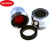 2.2 gpm Neoperl  Full Flow Aerated Stream Faucet Aerator