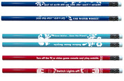 Custom Conservation Pencil - Water | Energy | Recycle Promo Item Logo / Message