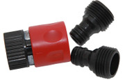 Hose quick connect set for out door lawn and garden use.