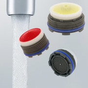 Neoperl 2.2 gpm aerated stream pressure compensating cache aerator -  enjoy a great soft white aerated stream.