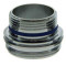 This adapter converts tiny junior sized cache faucets to fits standard male 55/64-27 faucet aerators.